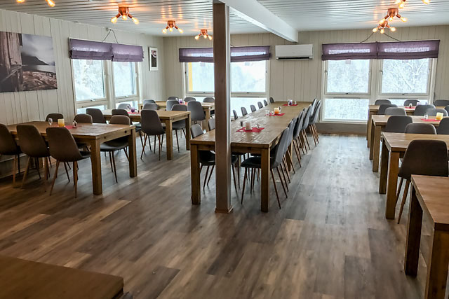 Eksempel på minikjøkken på 6 mannshytte
